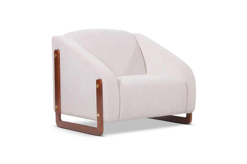 Berkeley Designs Verona Armchair in Neutral Accent & Armchairs