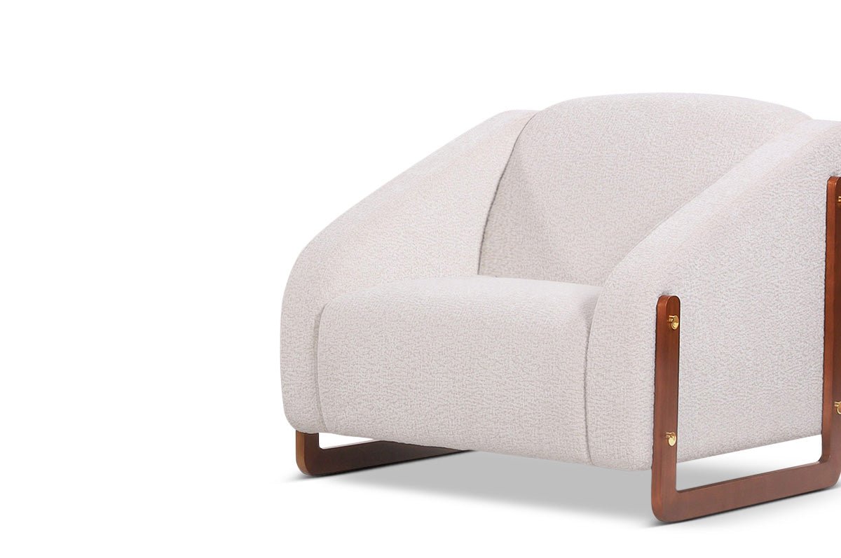 Berkeley Designs Verona Armchair in Neutral Accent & Armchairs