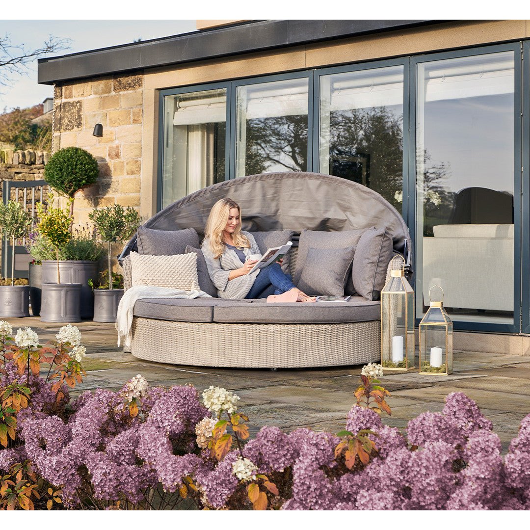 Bermuda Day Bed in Stone Grey - Pacific Lifestyle Nicholas John Interiors