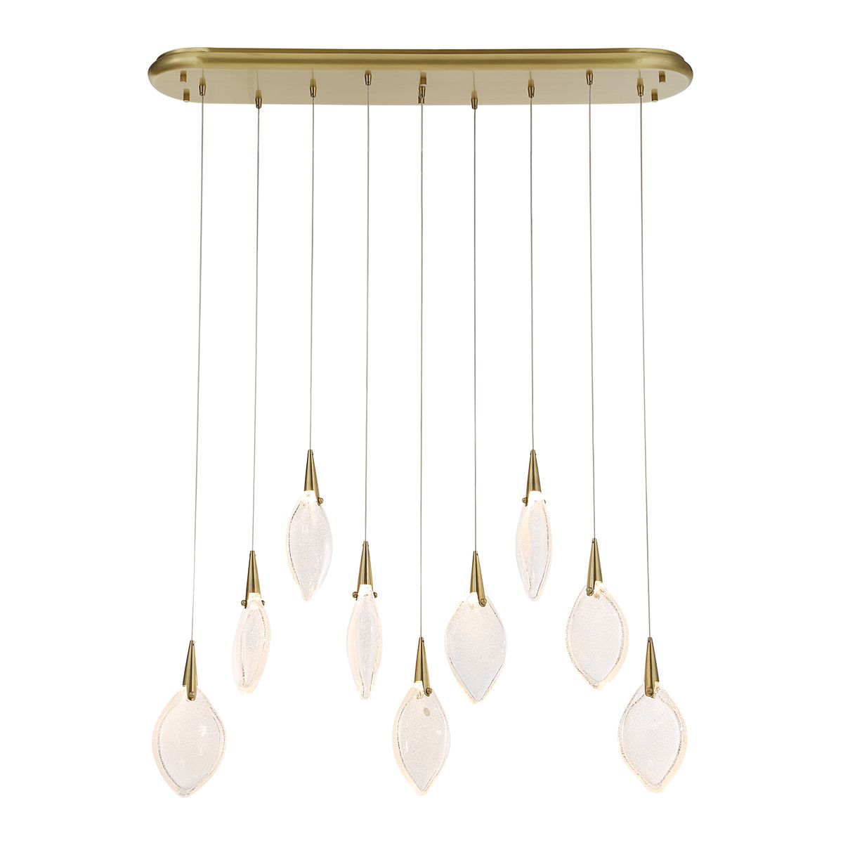 Deluge 9 Light LED Linear Pendant
