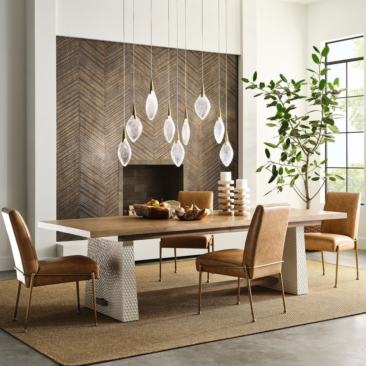 Uttermost Deluge 9 Light LED Linear Pendant