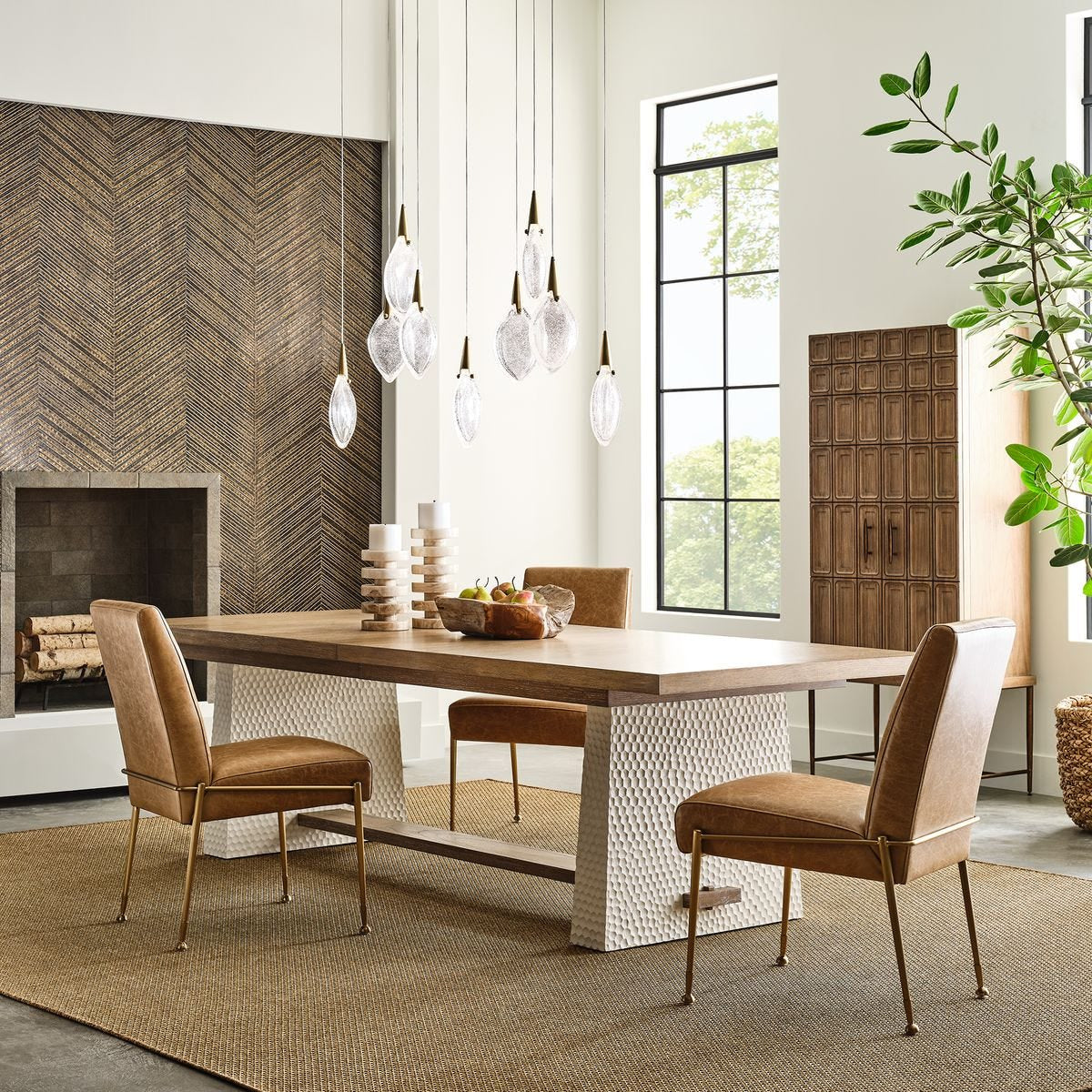 Uttermost Deluge 9 Light LED Linear Pendant