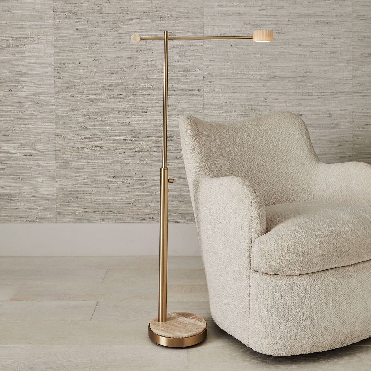 Uttermost Floral Dollop Floor Lamp