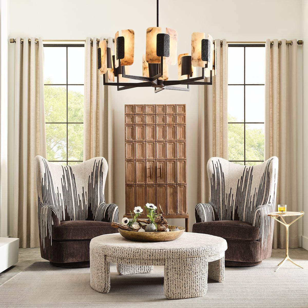 Uttermost Open Book 8 Light Chandelier