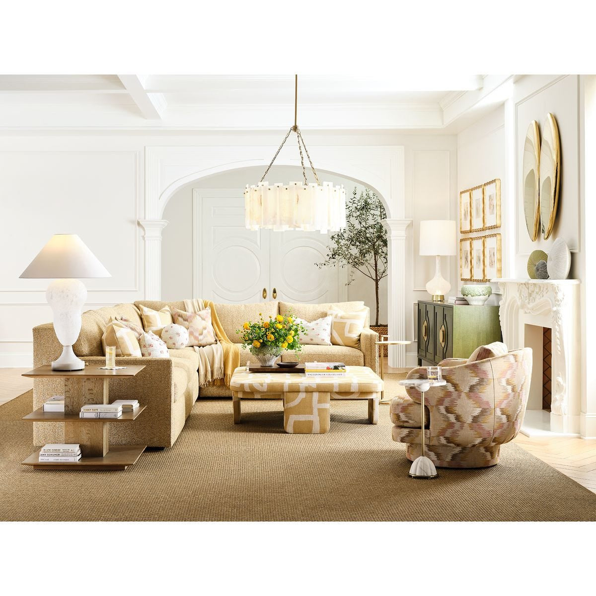 Uttermost Stacked Deck 6 Light Pendant