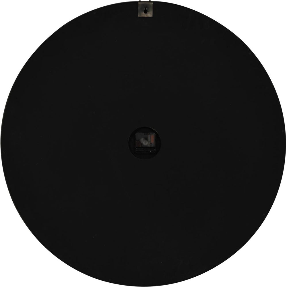 Black Wall Clock with Gold