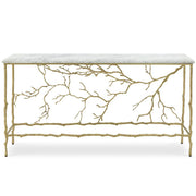 Golden Chestnut Console Table