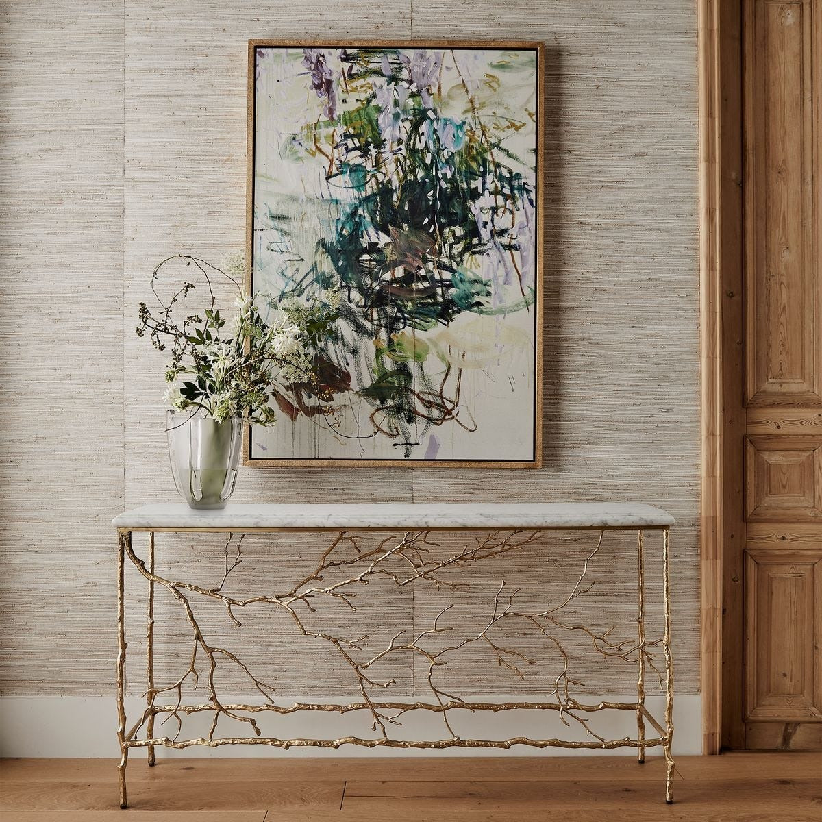 Uttermost Golden Chestnut Console Table