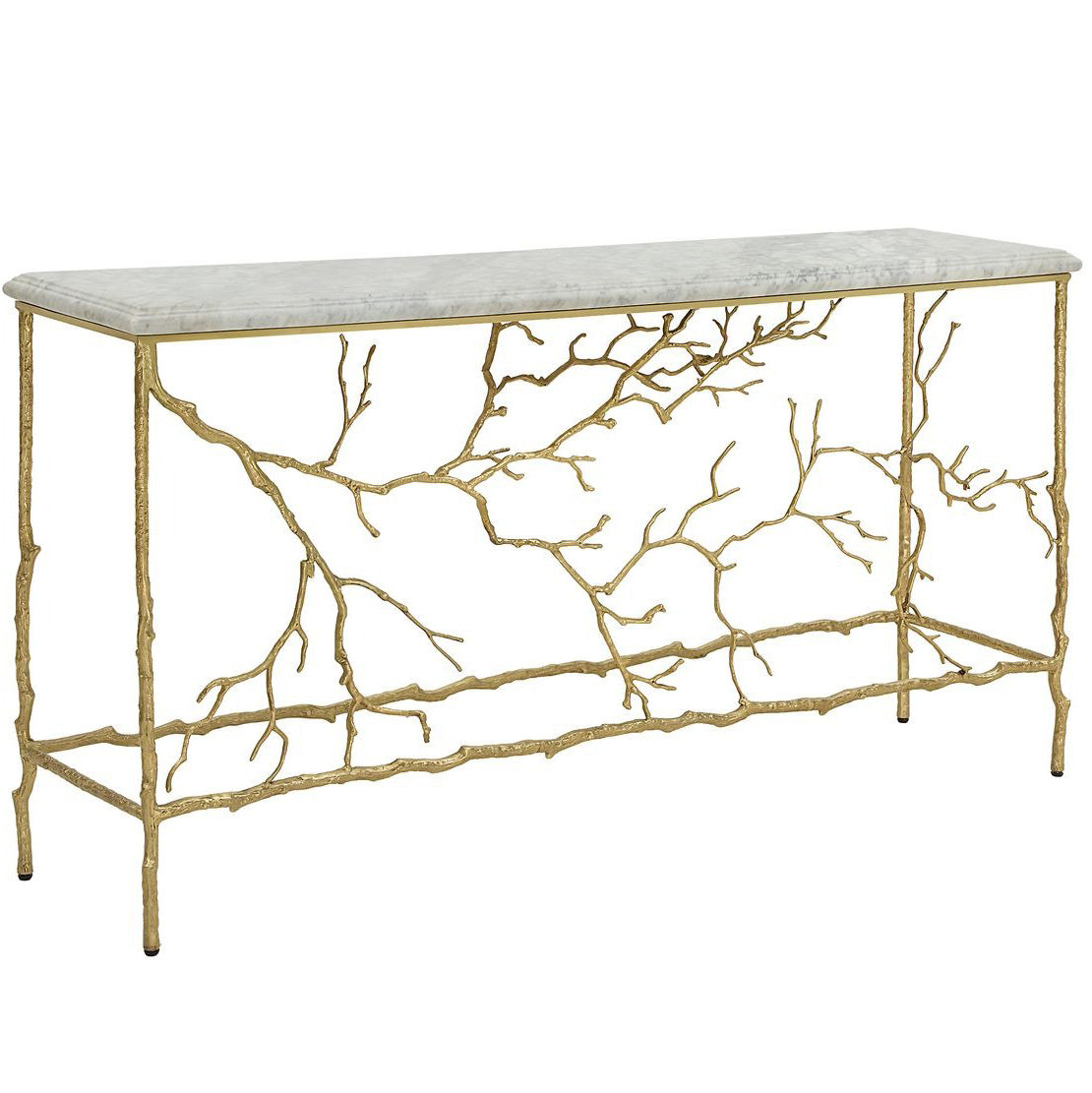 Uttermost Golden Chestnut Console Table