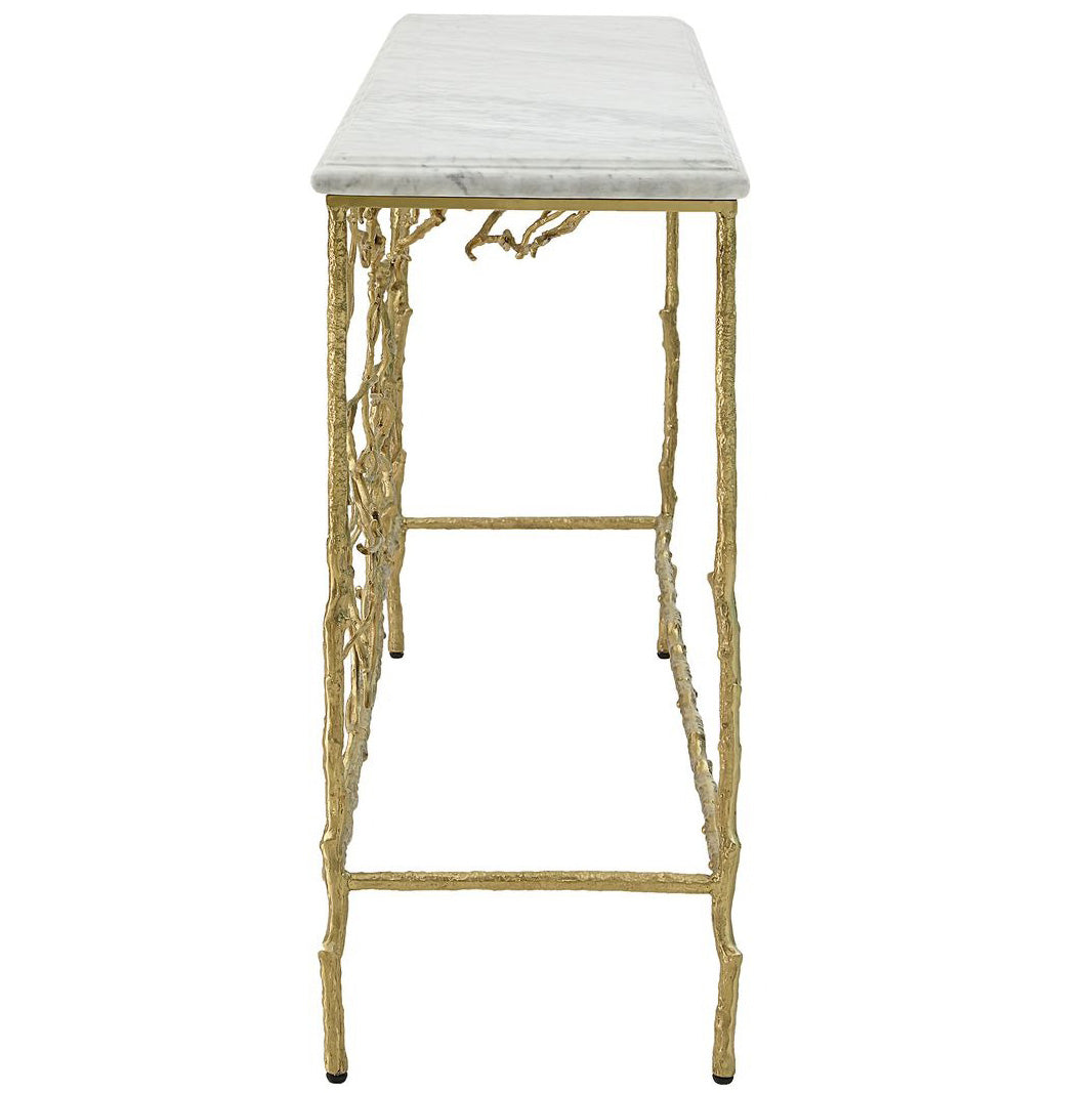 Uttermost Golden Chestnut Console Table