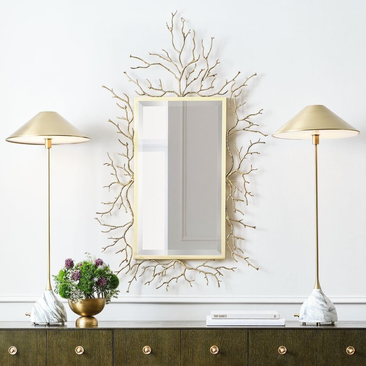 Uttermost Golden Chestnut Mirror