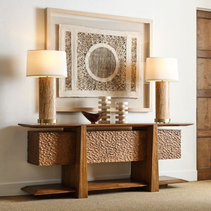 Uttermost Hewned Joist 4 Door Cabinet