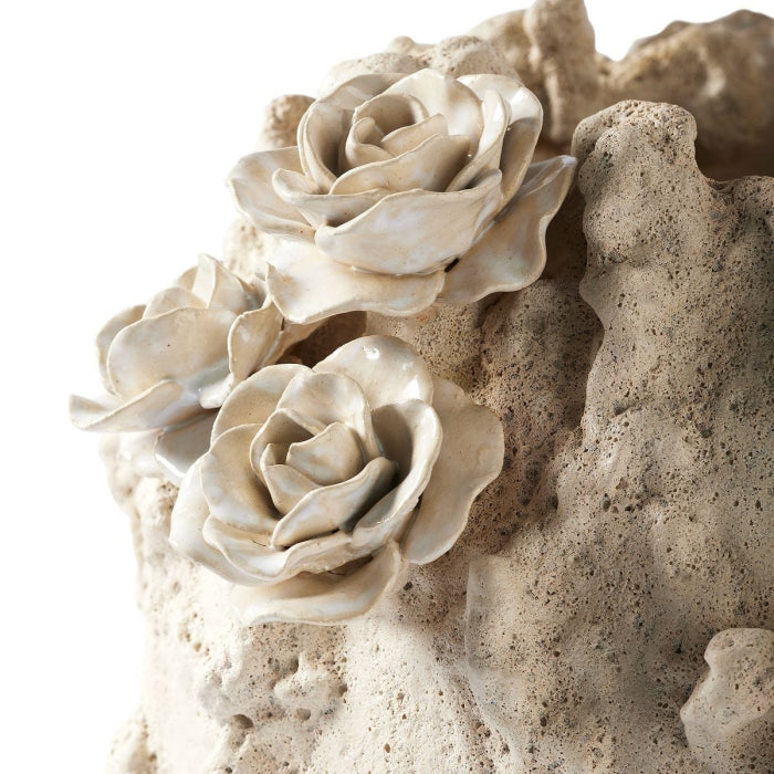 Uttermost Lava Rose Vase