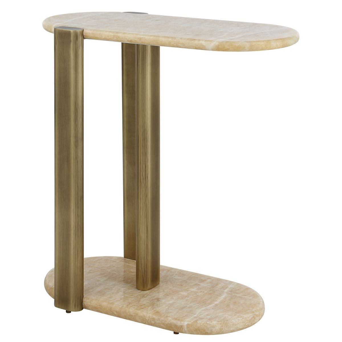 Uttermost Rounded Cantilever Accent Table
