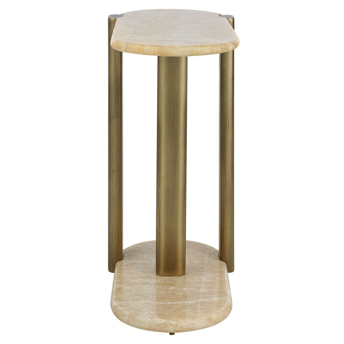 Uttermost Rounded Cantilever Accent Table