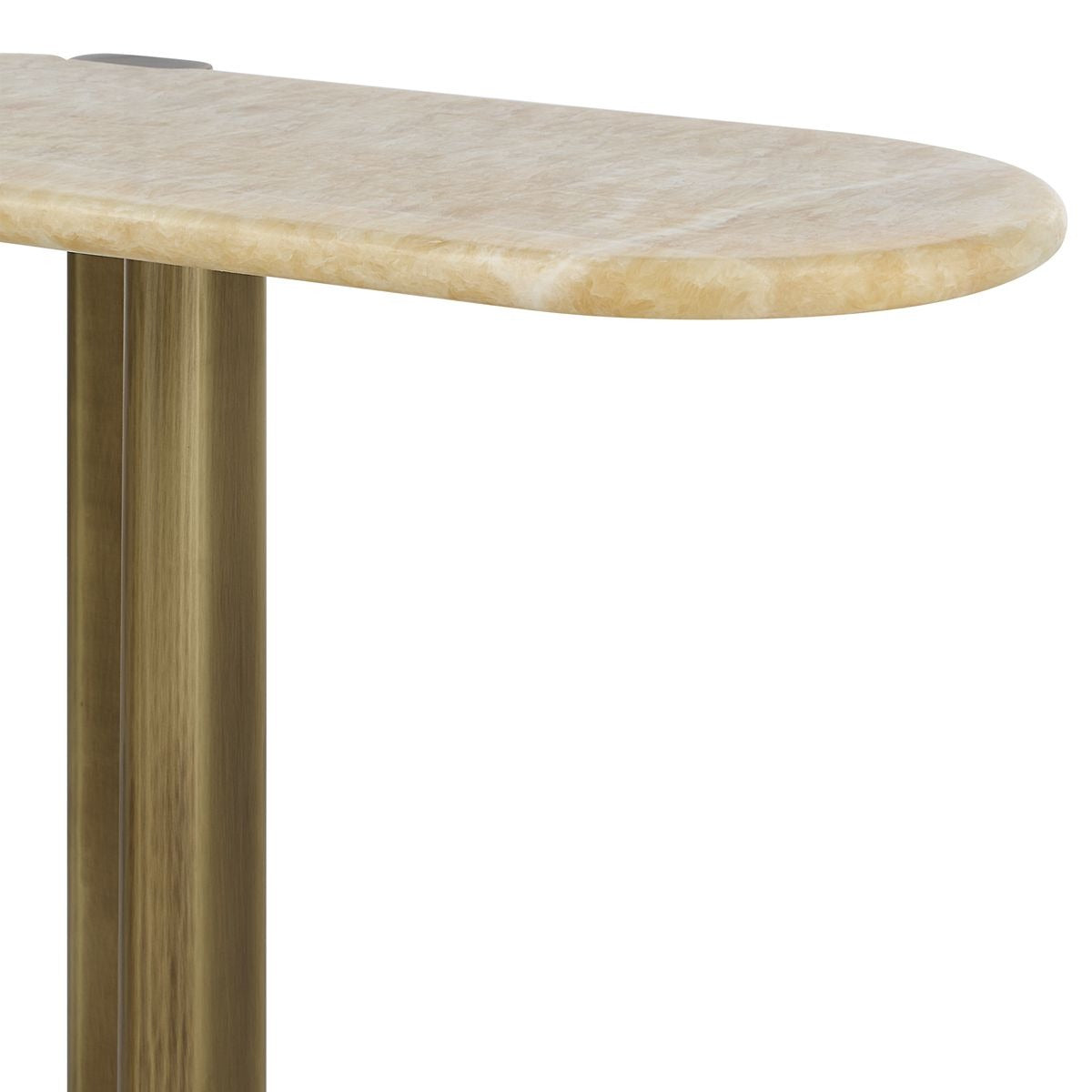 Uttermost Rounded Cantilever Accent Table
