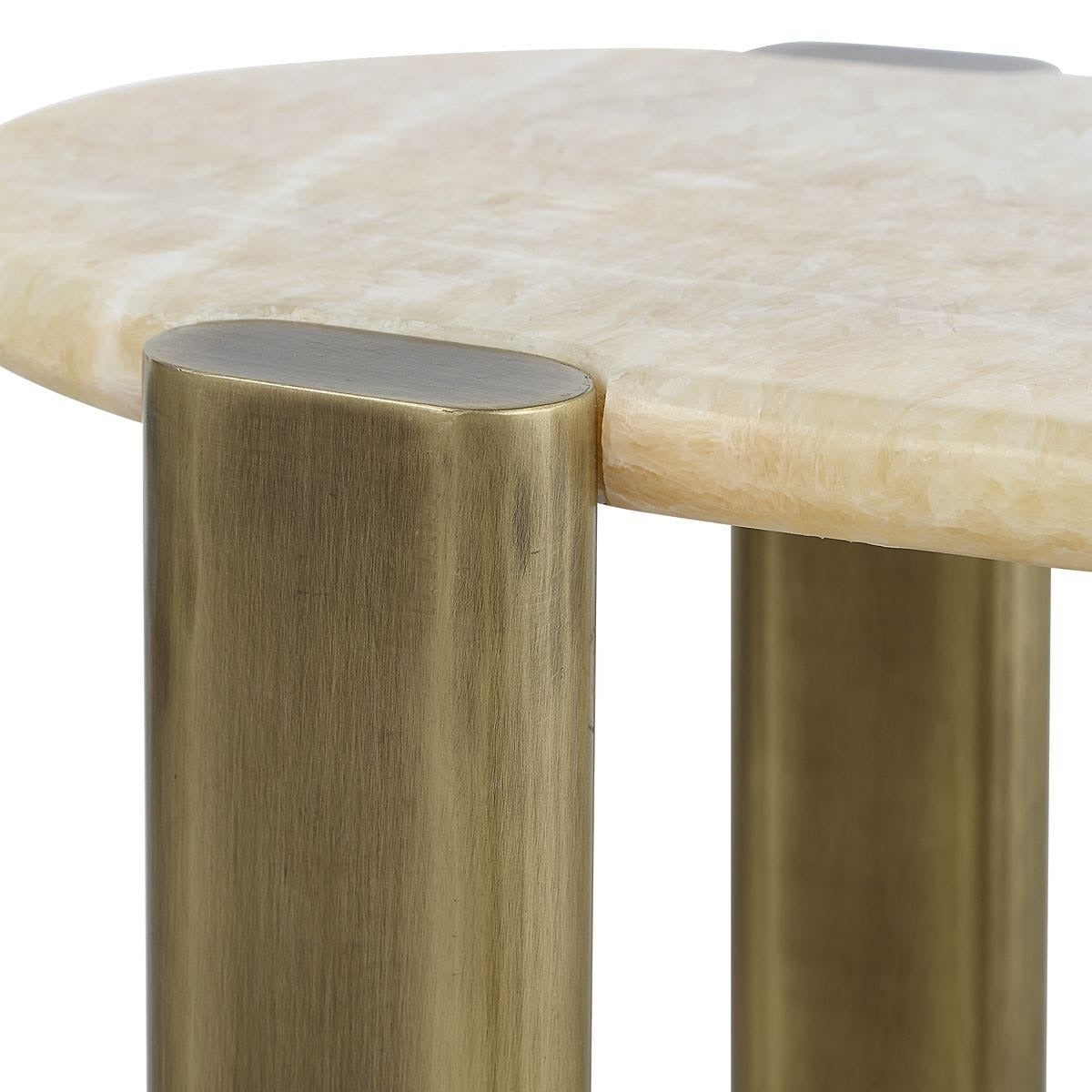 Uttermost Rounded Cantilever Accent Table