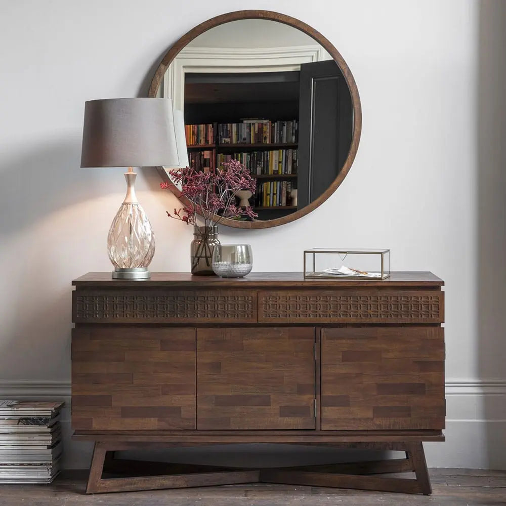 Bohara 3 Door 2 Drawer Sideboard in Brown Sideboard
