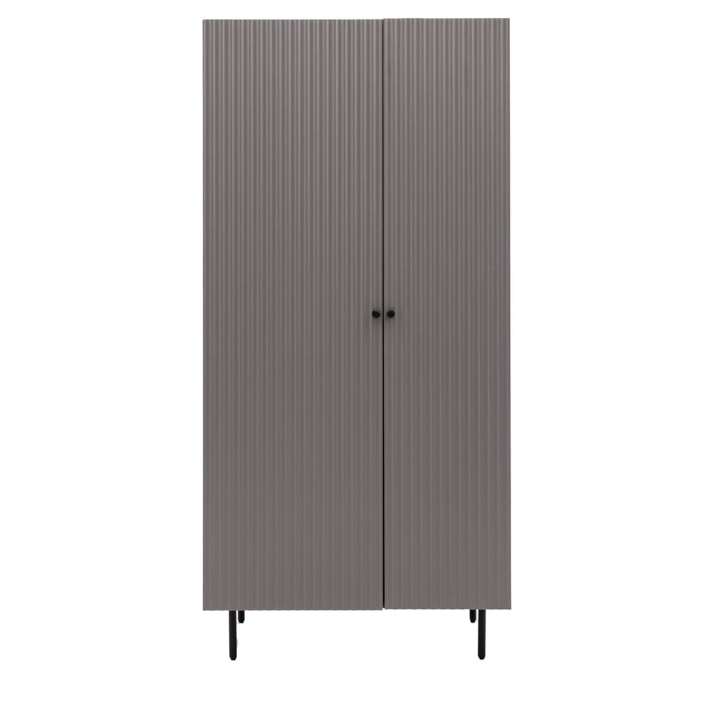 Bucknell 2 Door Wardrobe in Grey