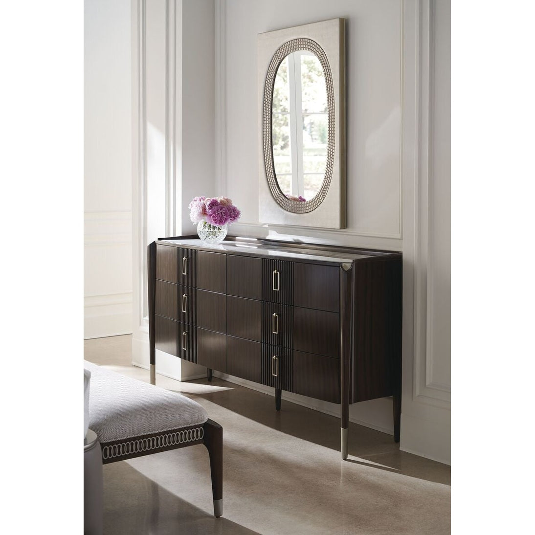 Caracole Oxford Oval Mirror