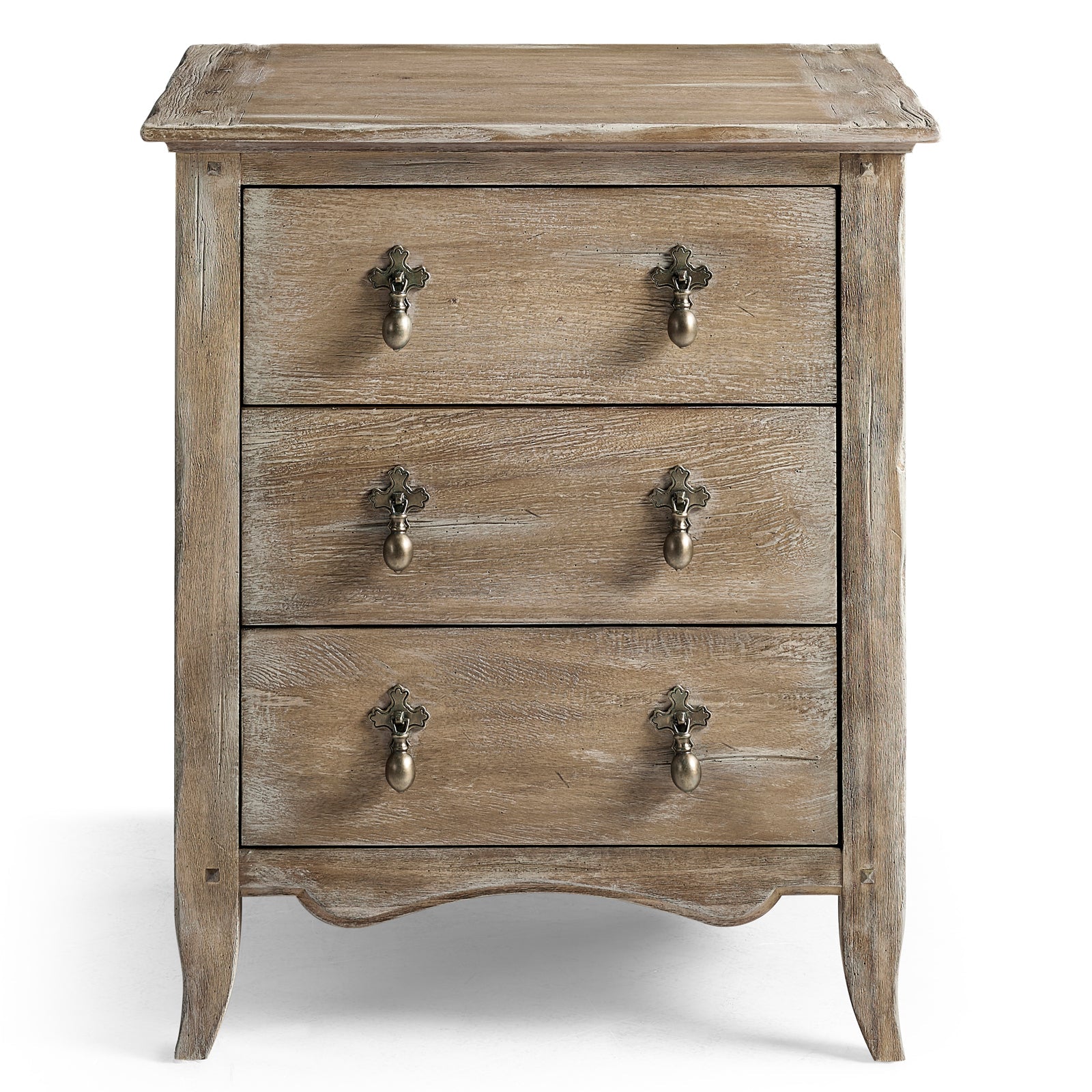 Jonathan Charles Caldera Three Drawer Bedside Table