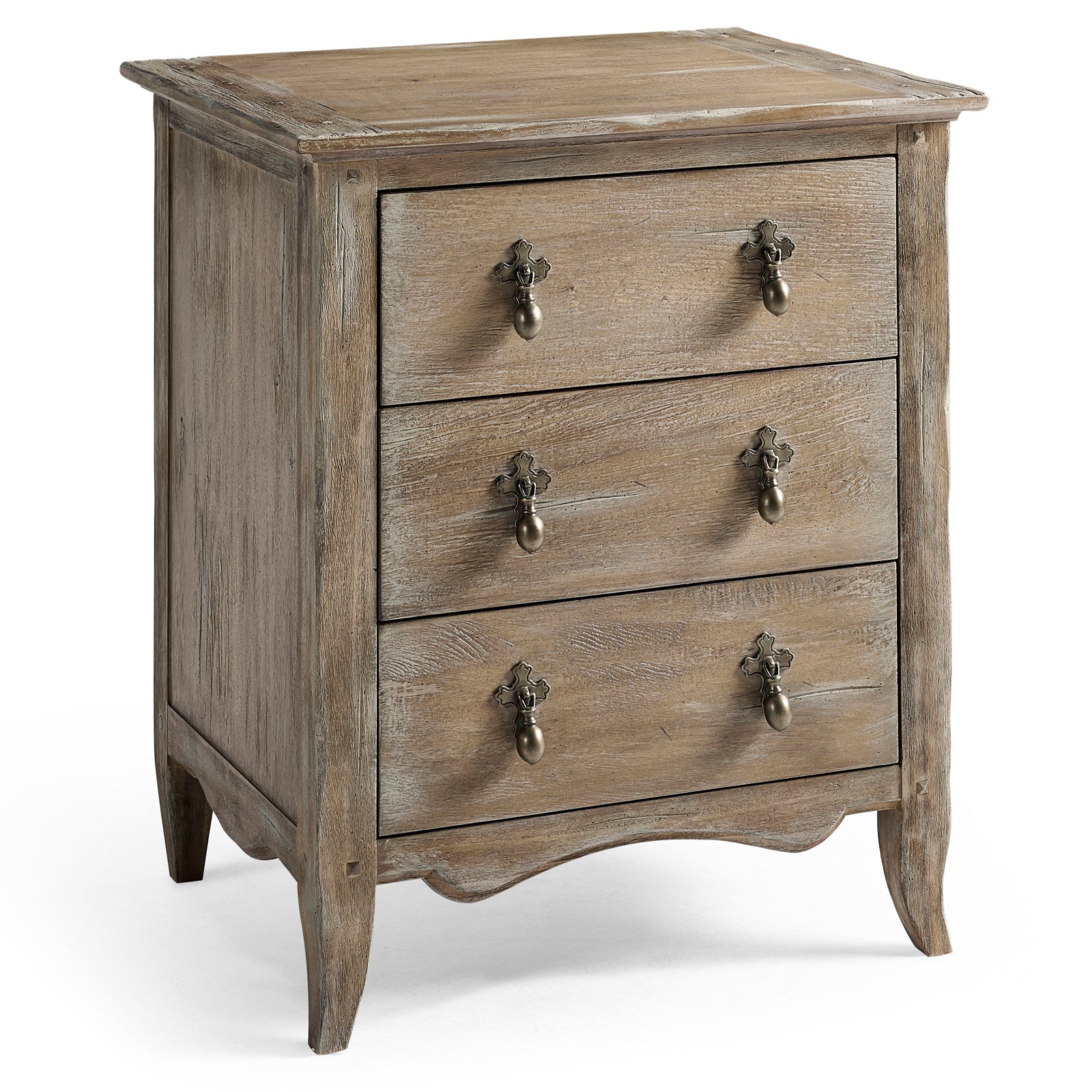 Jonathan Charles Caldera Three Drawer Bedside Table