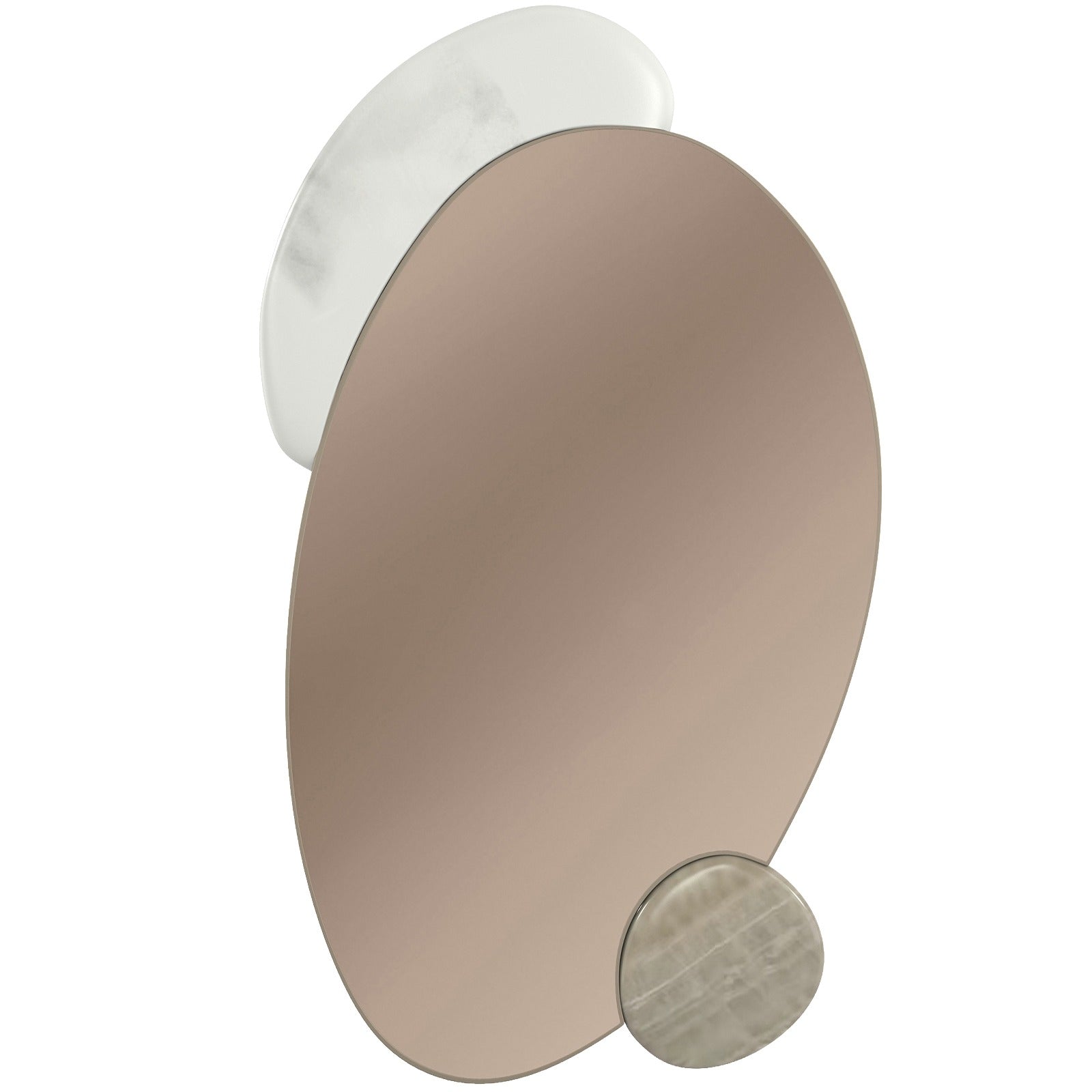 Caracole Echo Organic Mirror in Smoked Bronze
