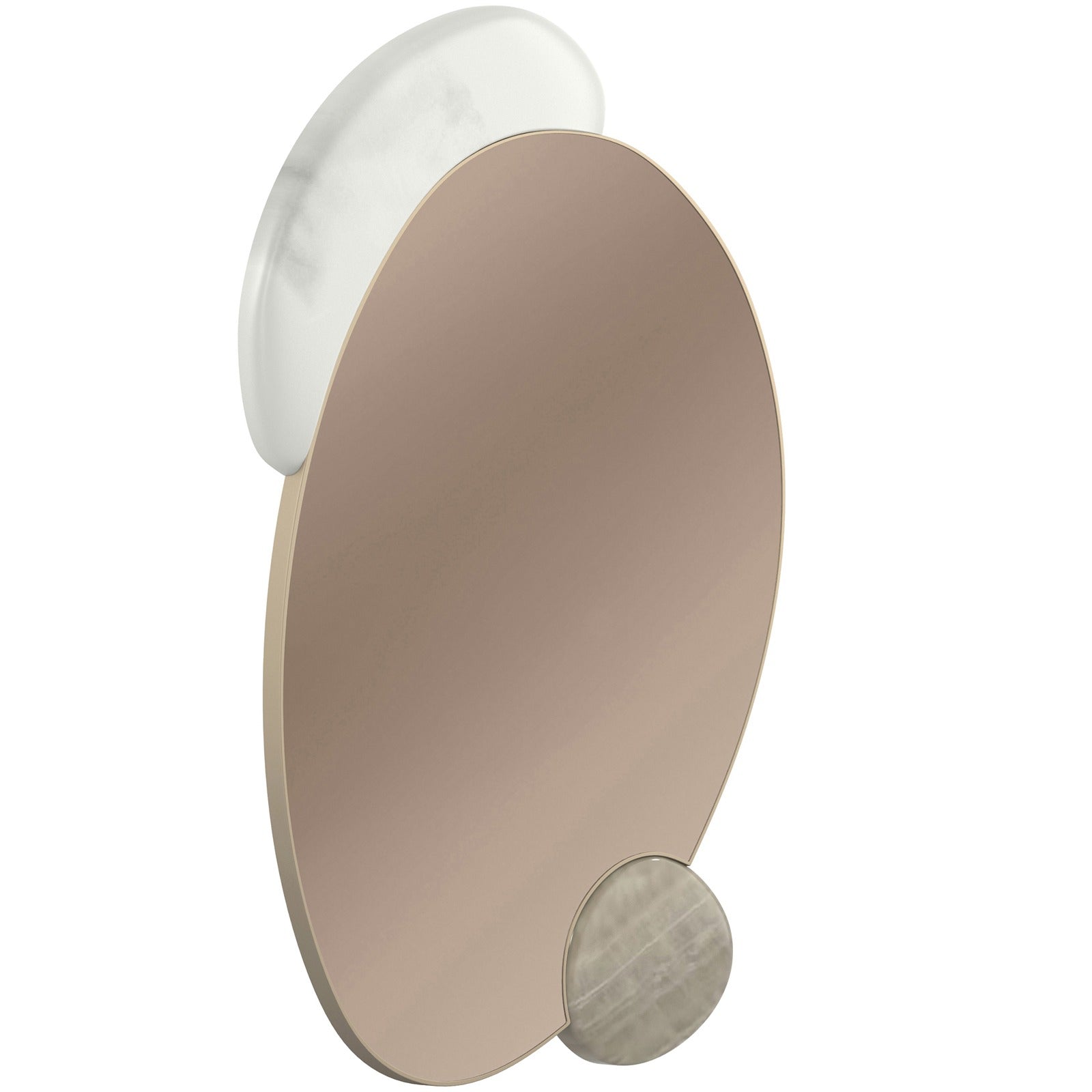 Caracole Echo Organic Mirror in Smoked Bronze