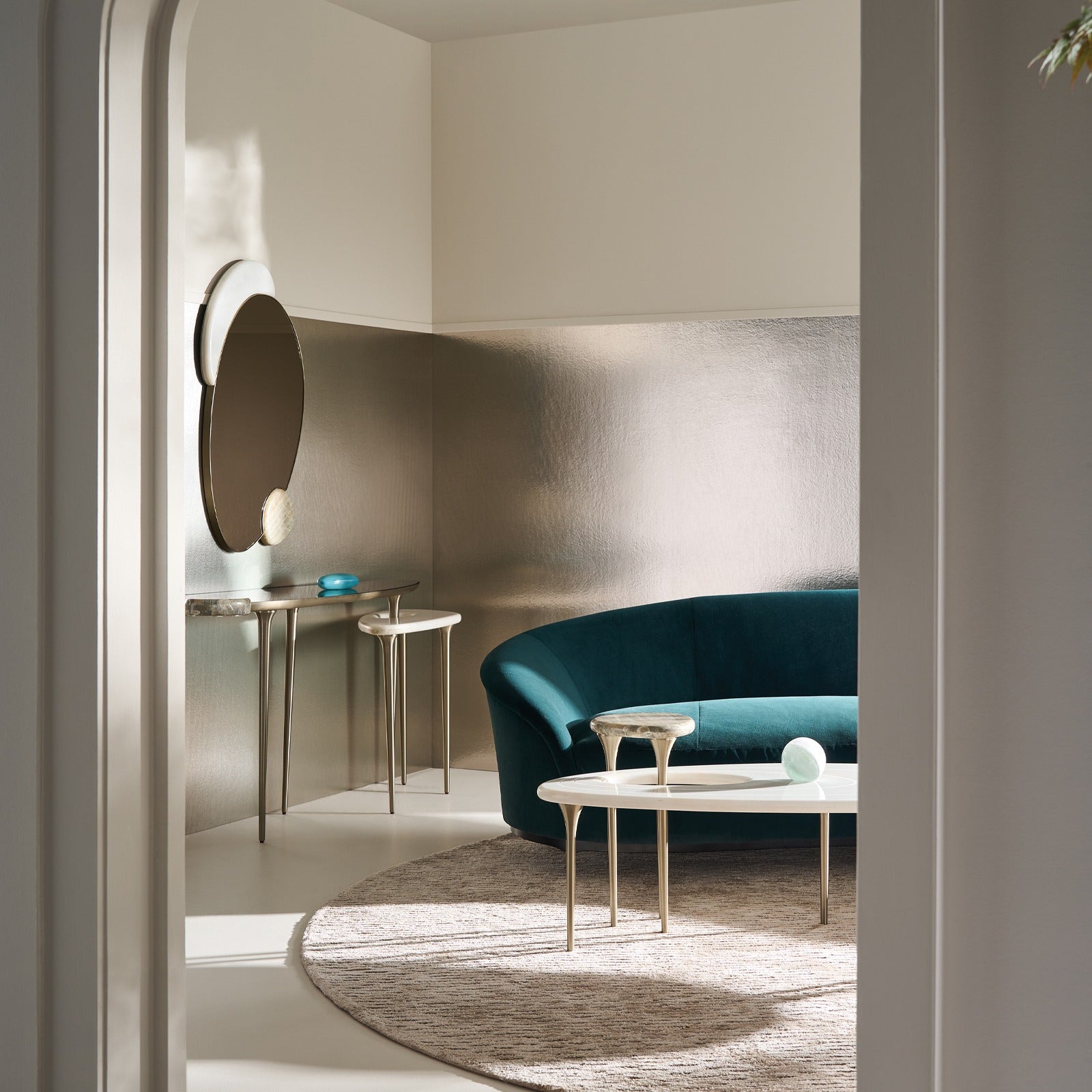Caracole Echo Organic Mirror in Smoked Bronze