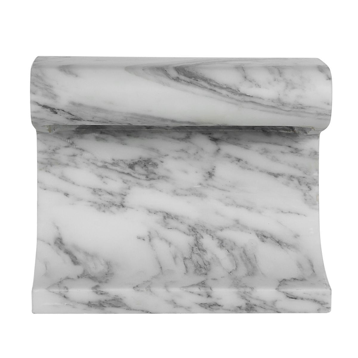 Uttermost Carved Beam Rechargeable Mini Lamp in Arabescato Marble