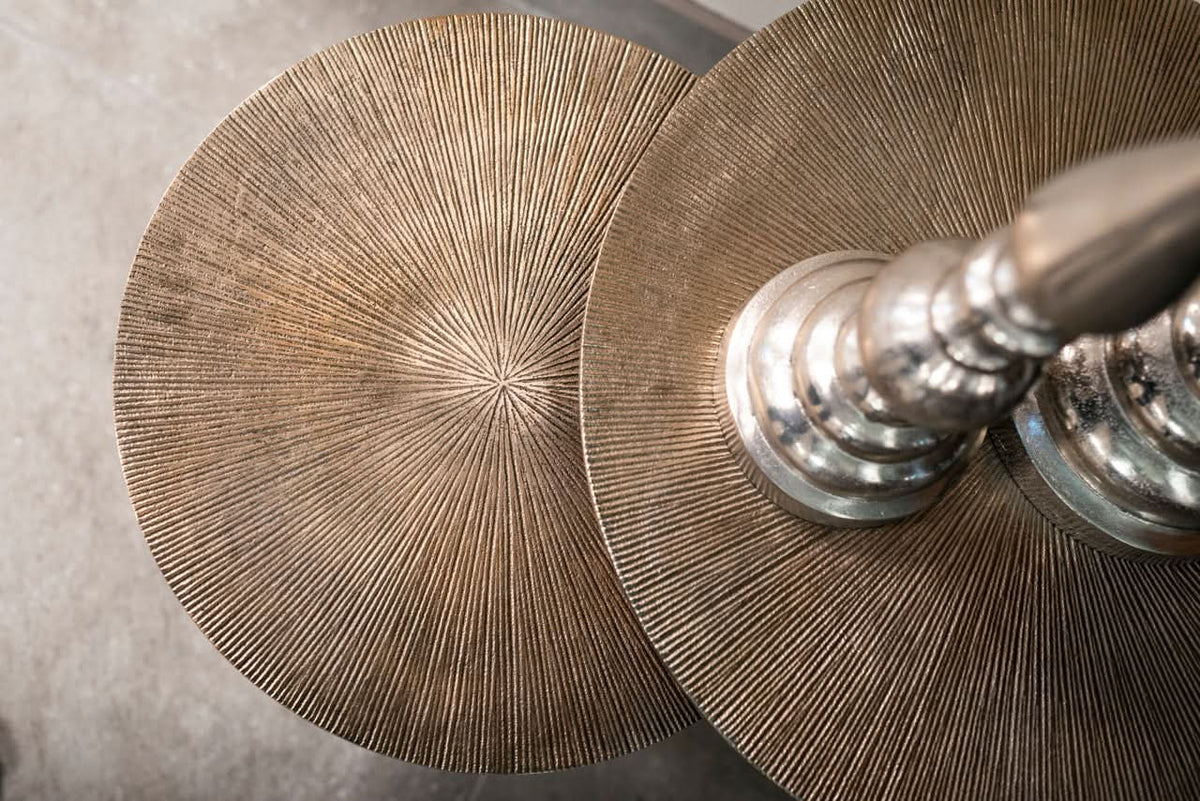 Vittorio Champagne Gold Coffee Table (Set of 3)   Nicholas John Interiors