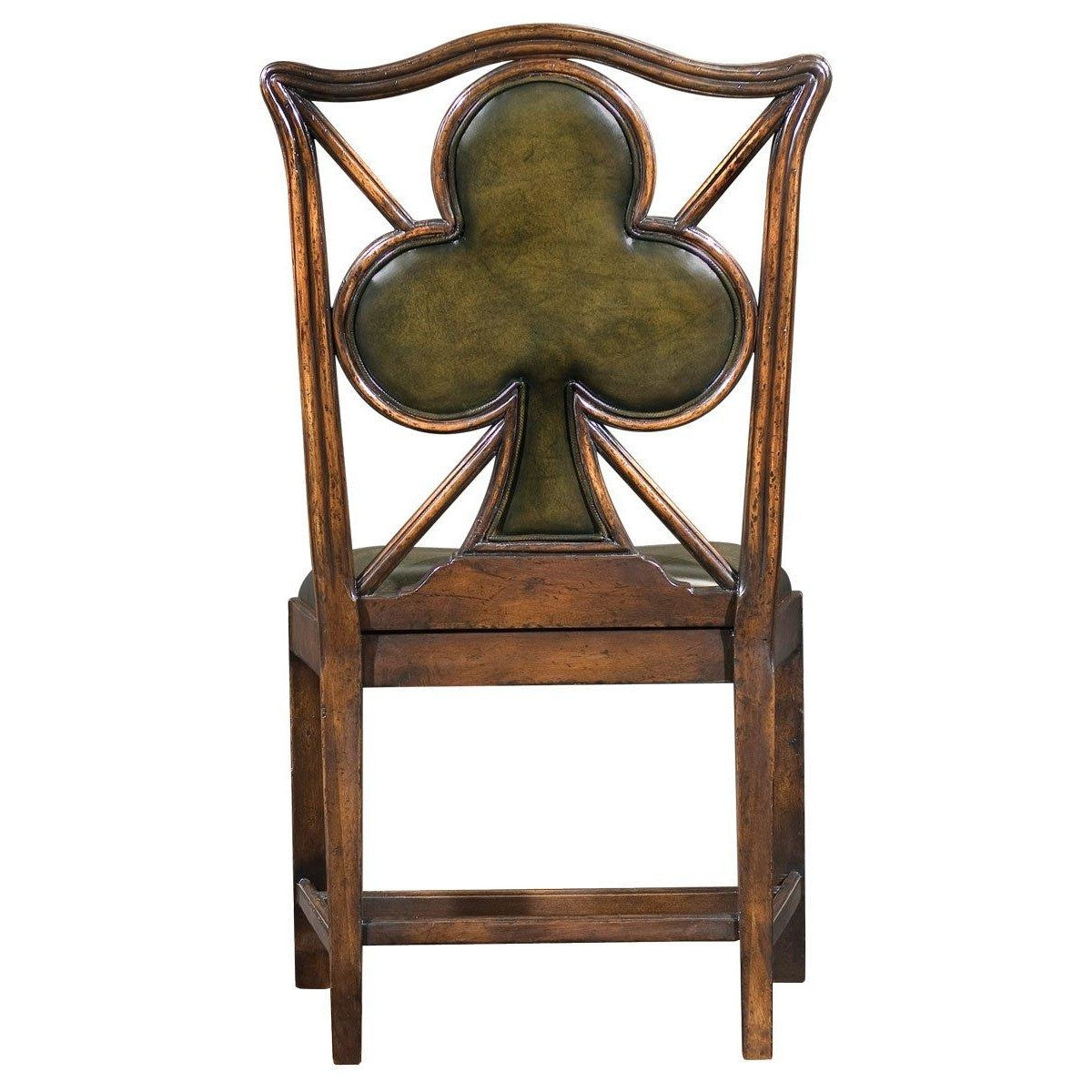 Jonathan Charles Chair Club Playing Card - English Green Leather