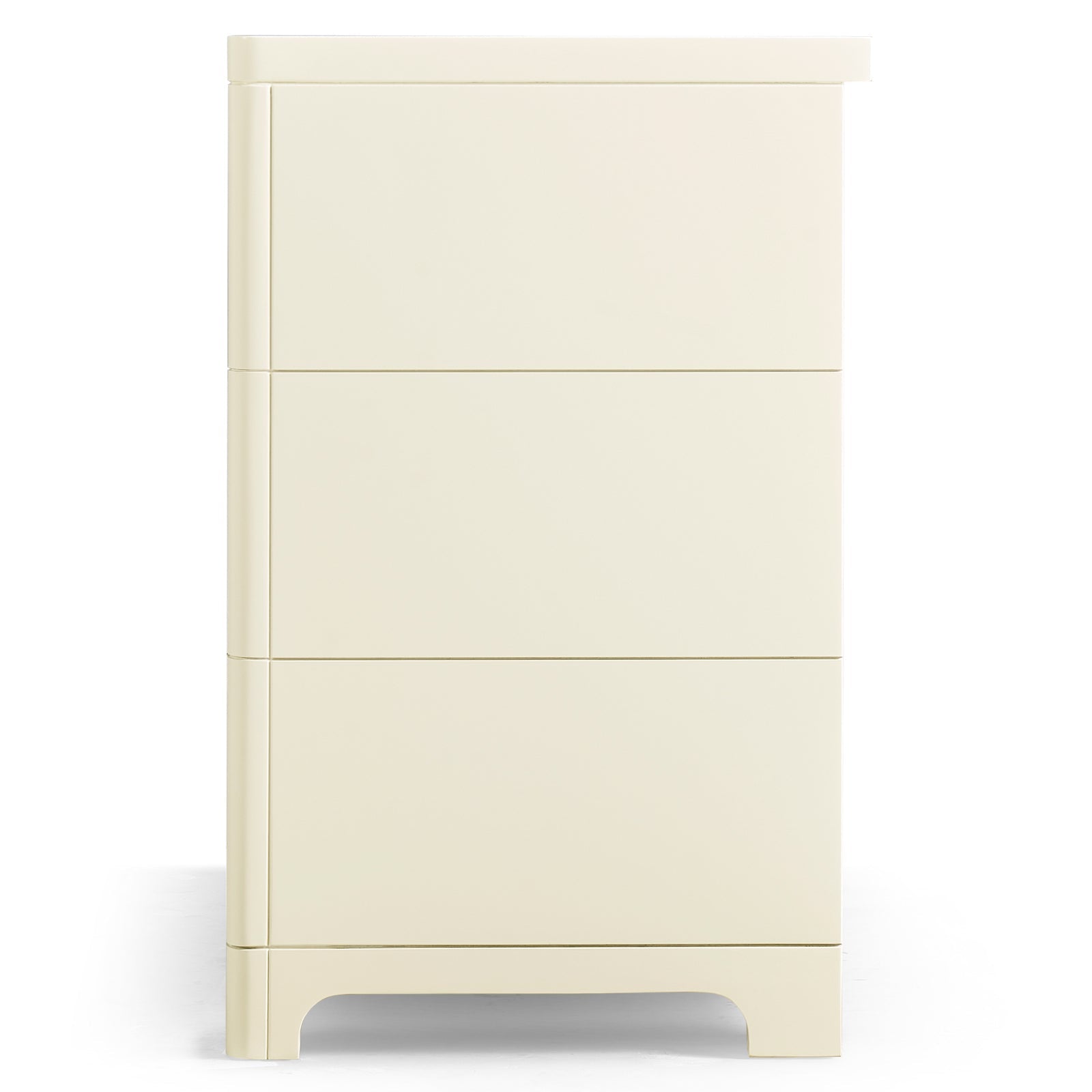 Jonathan Charles Chest of Drawers Bowfront in Ivory