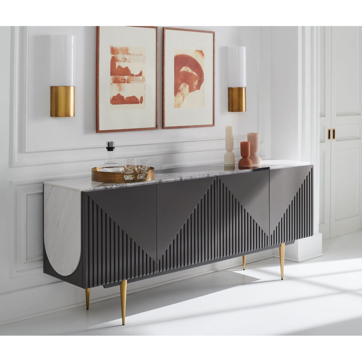 Caracole Over The Edge Sideboard