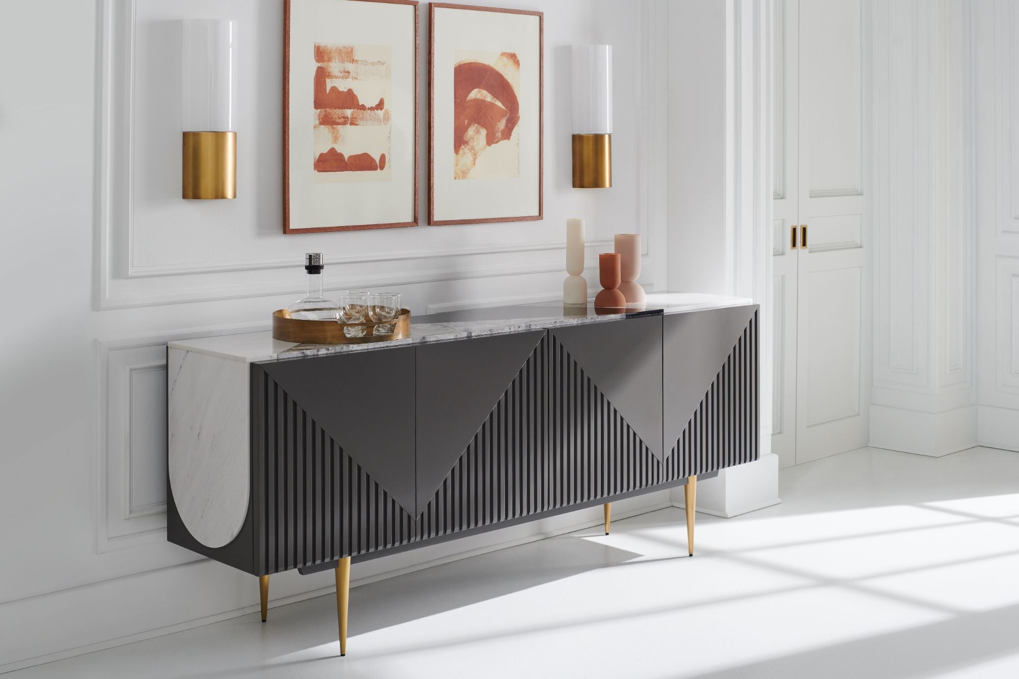 Caracole Over The Edge Sideboard