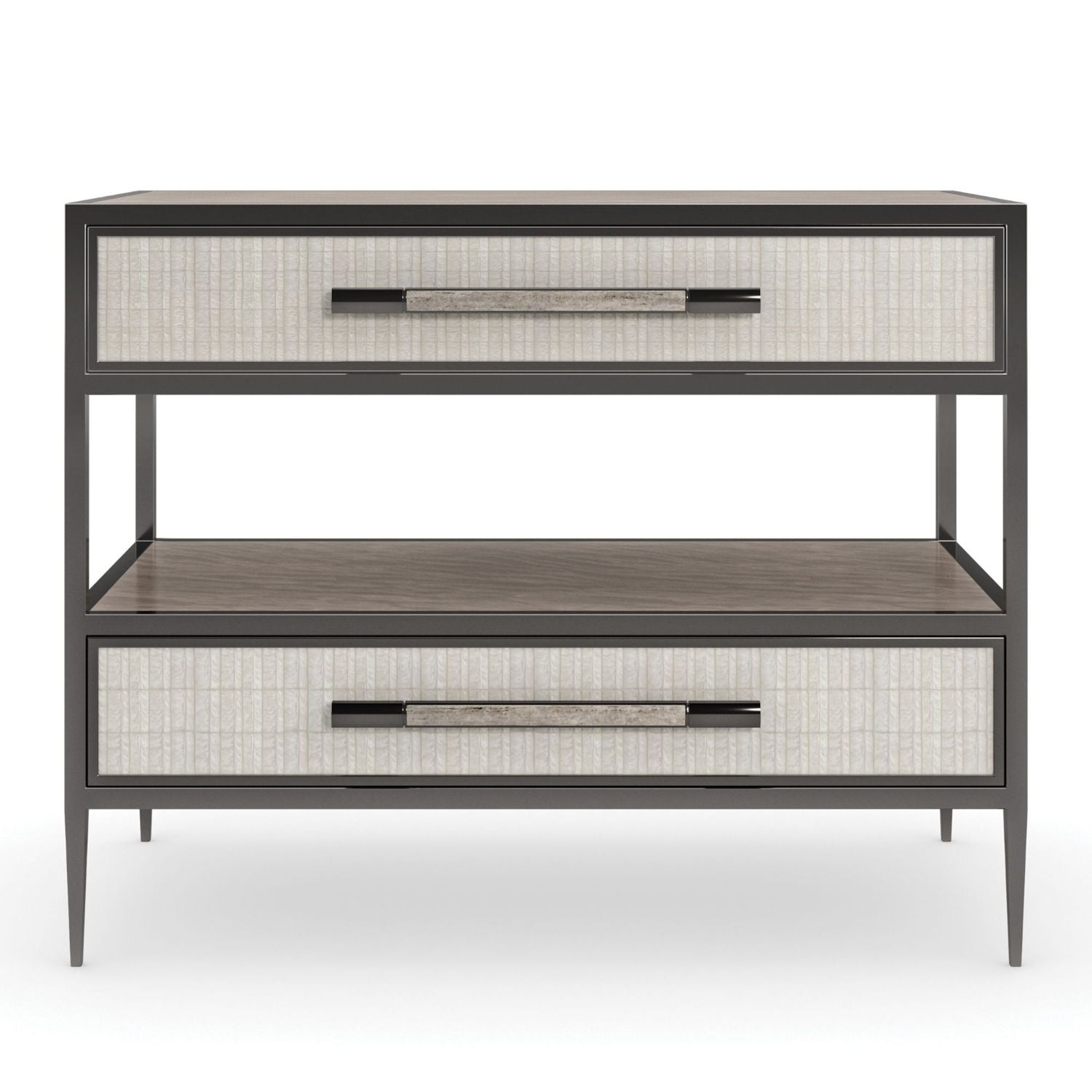 Caracole Dual Impressions Bedside Table