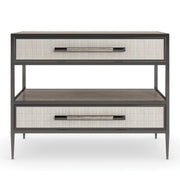 Caracole Dual Impressions Bedside Table