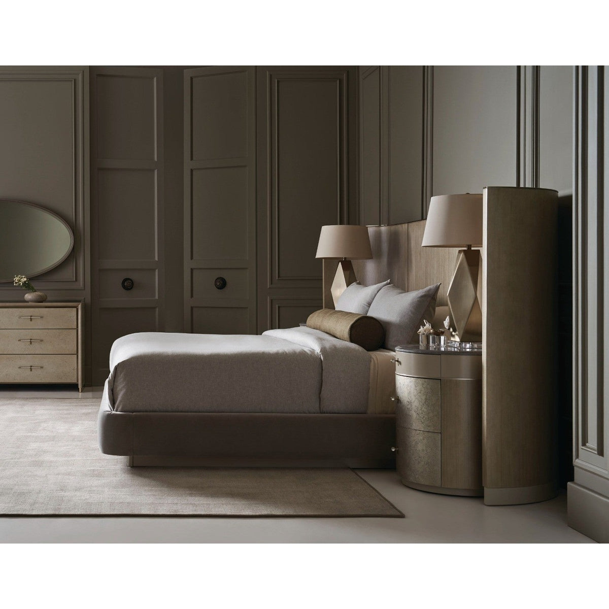 Caracole Hang Around Bedside Table