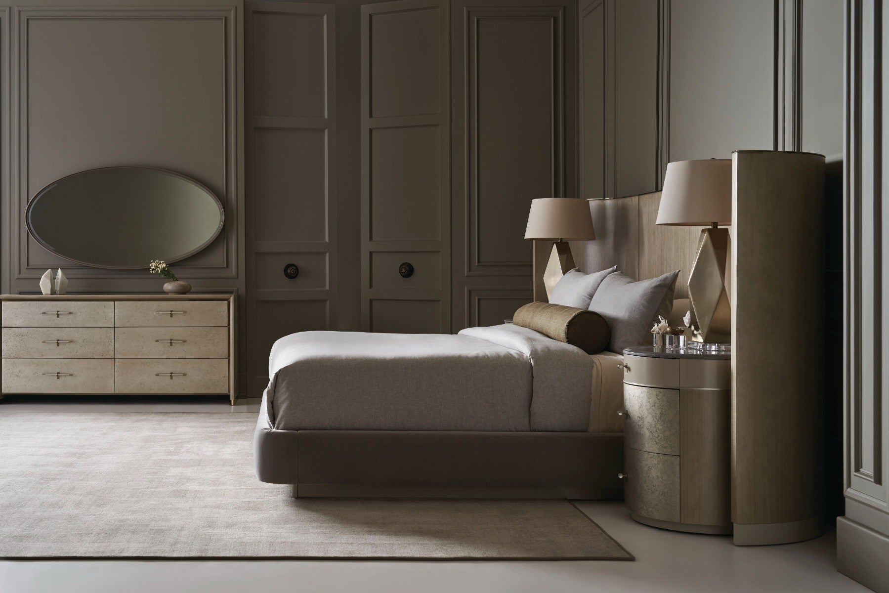 Caracole Hang Around Bedside Table
