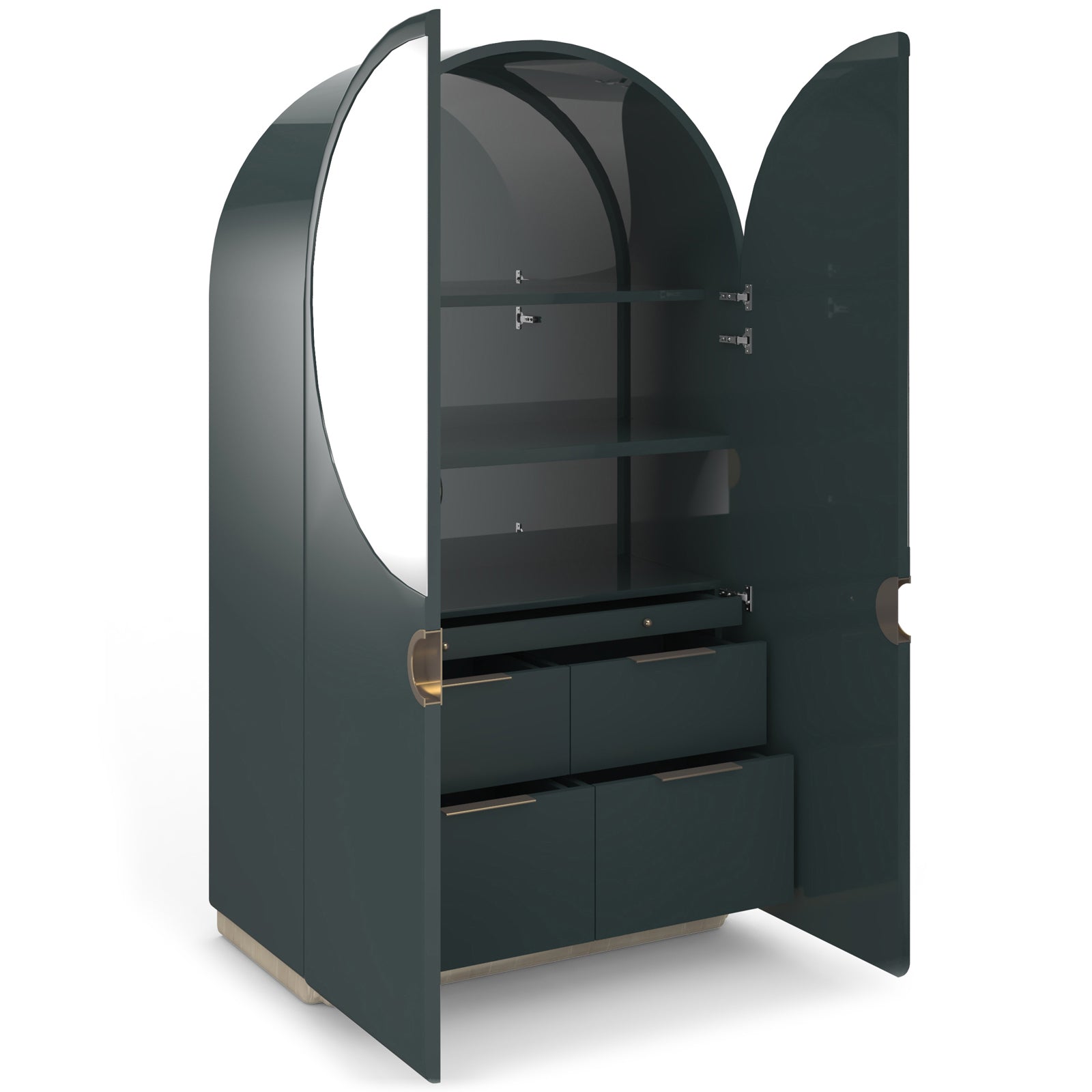 Caracole Gelee Armoire in Apatite