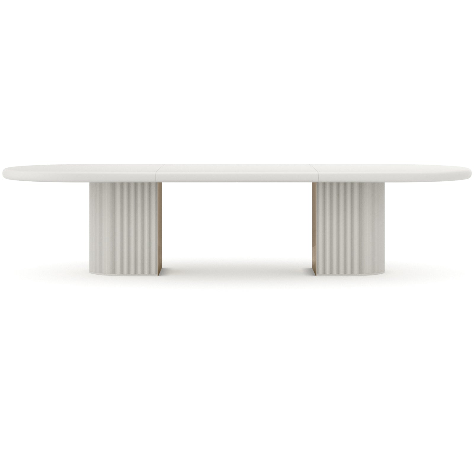 Caracole Love Extending Dining Table in Matte Pearl - 223-345cm