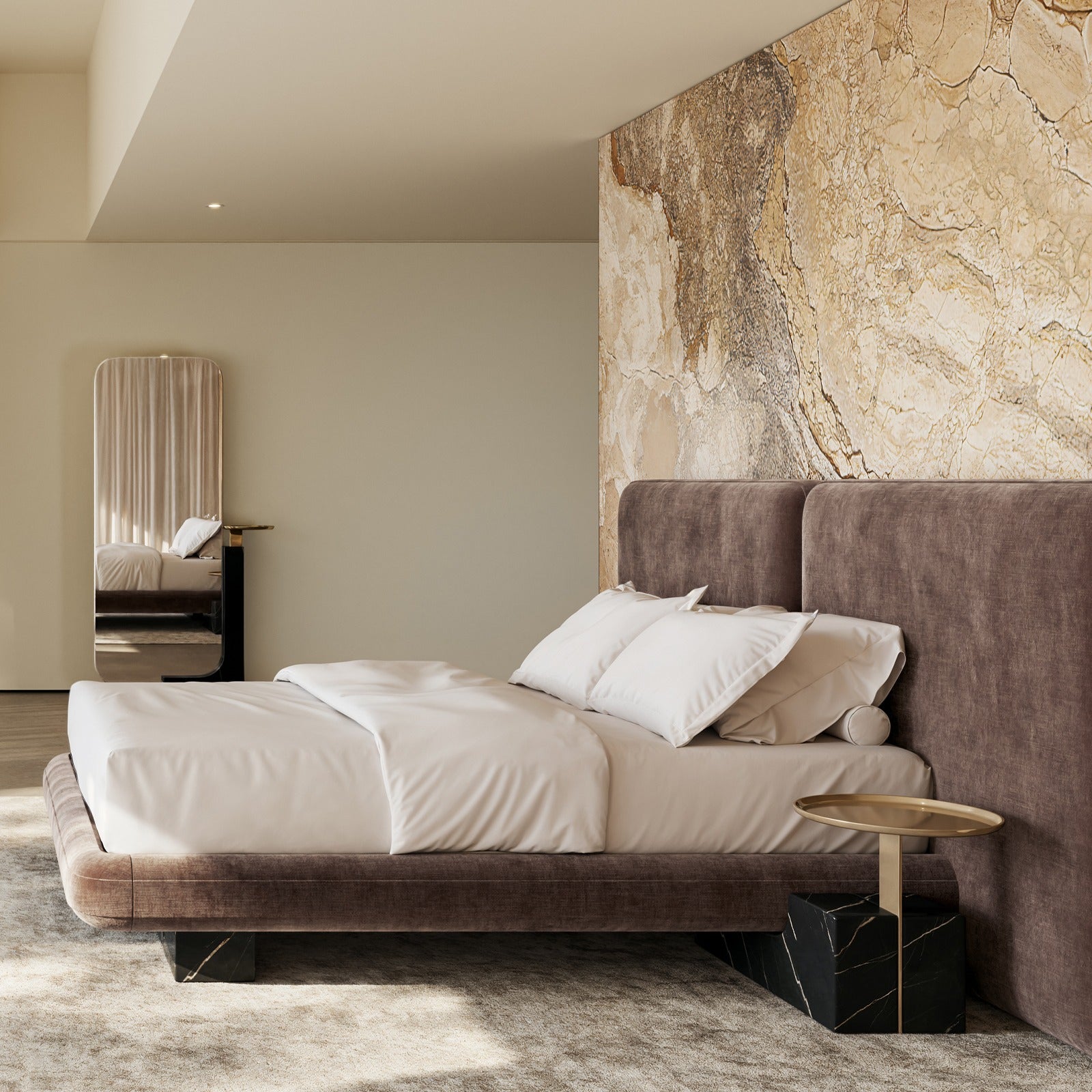 Caracole Overlap Full Length Mirror in Dark