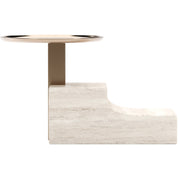 Caracole Overlap Base Bedside Table in Light
