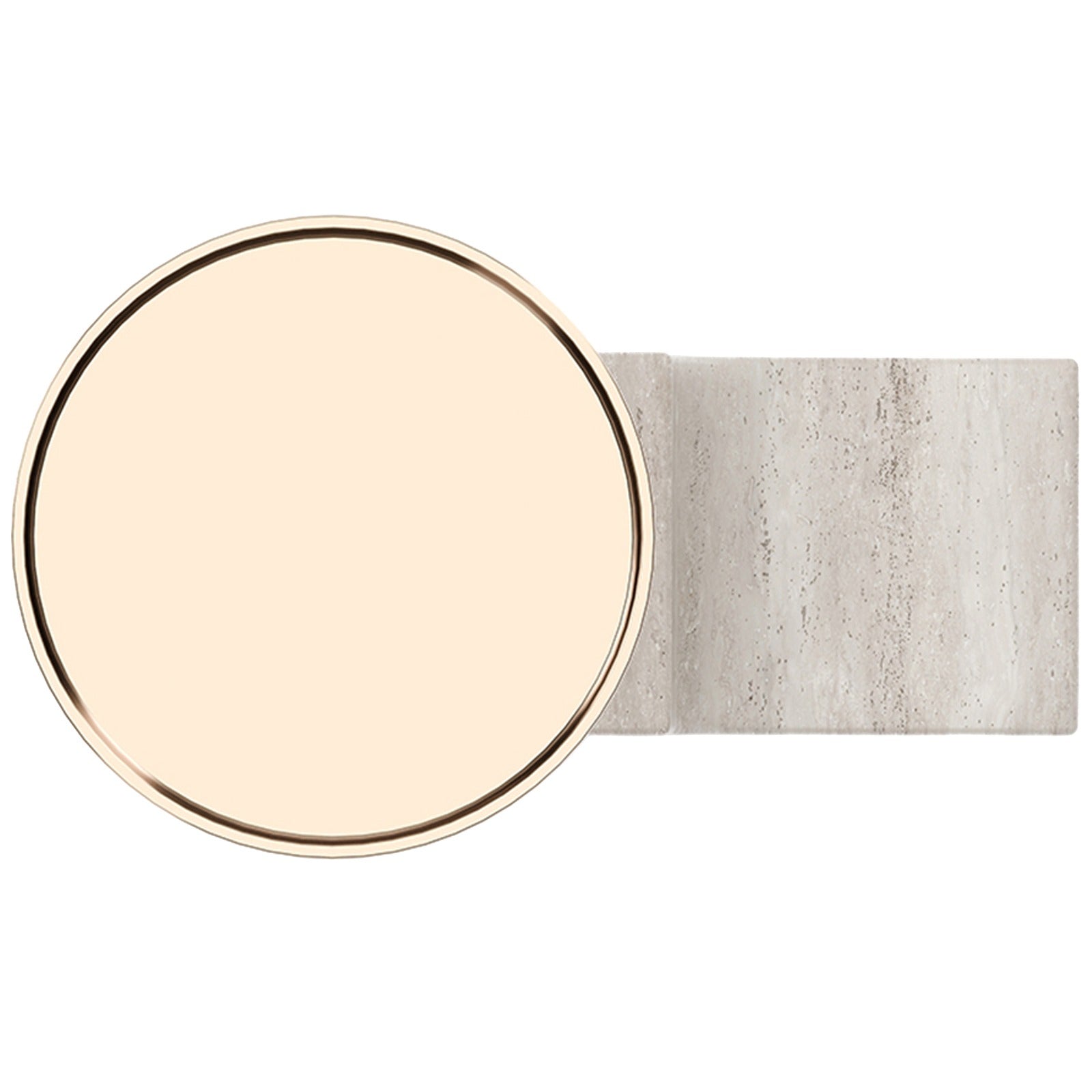 Caracole Overlap Base Bedside Table in Light