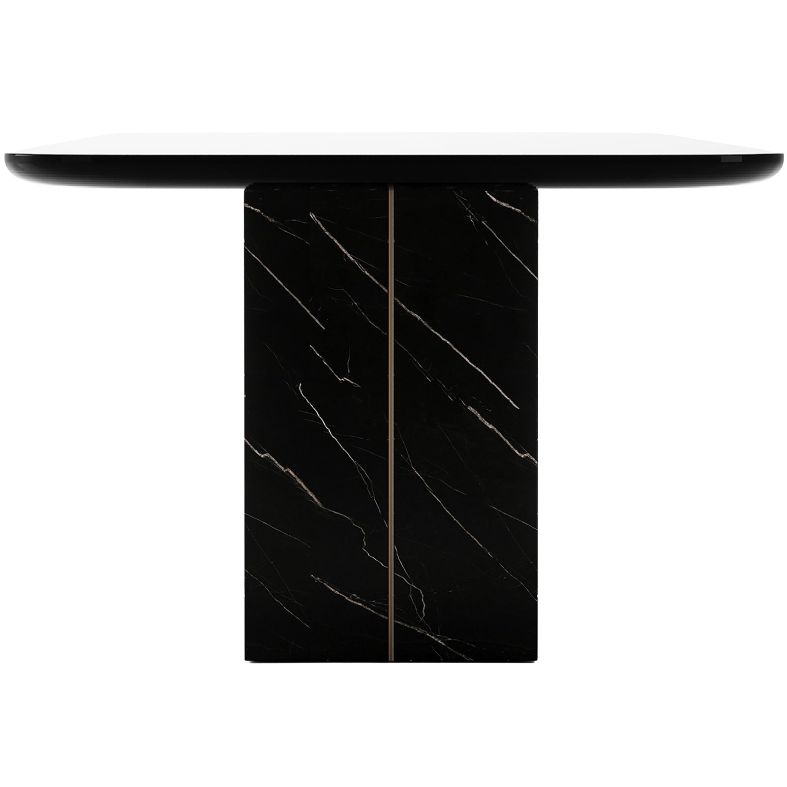 Caracole Overlap Rectangle Dining Table in Dark - 284cm