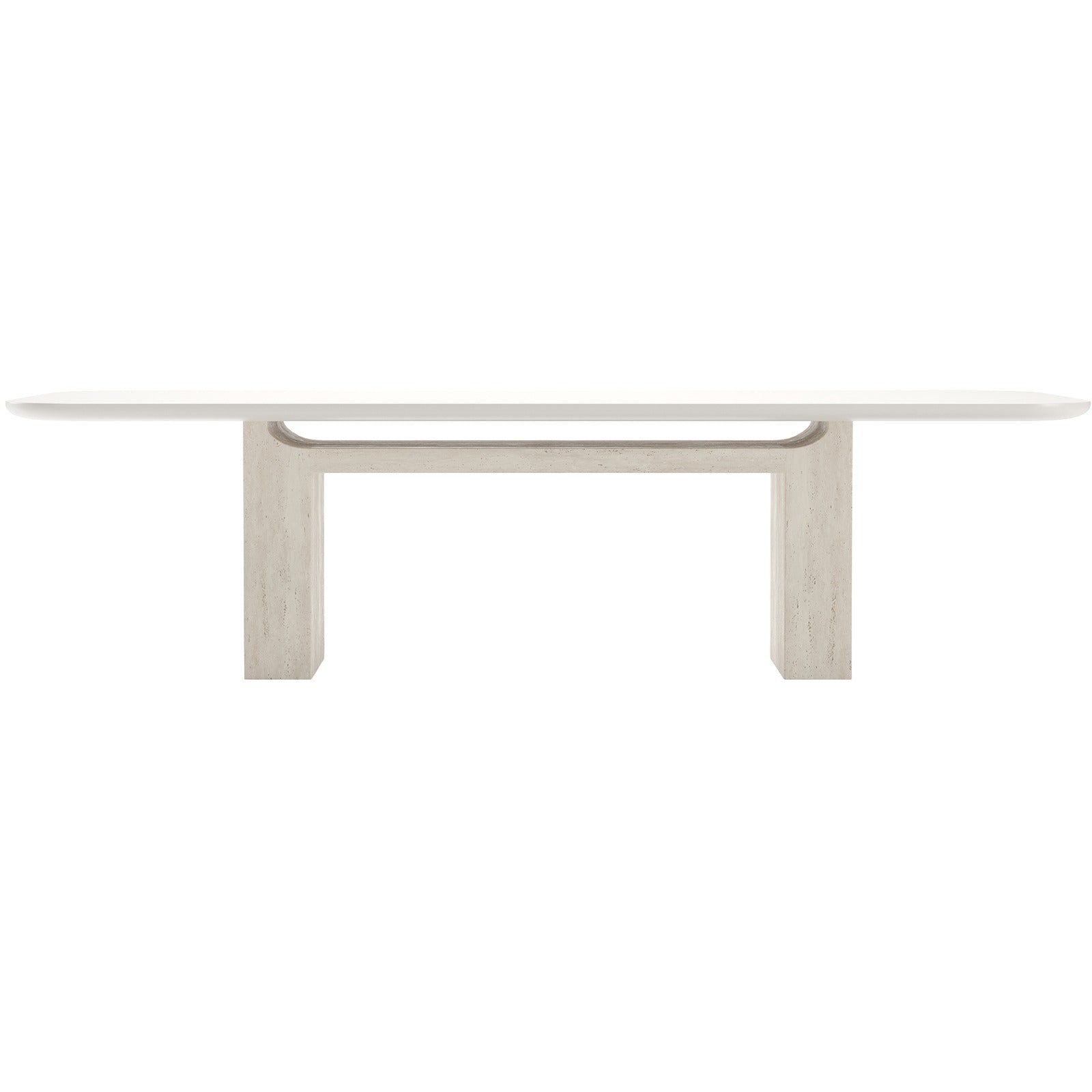 Caracole Overlap Rectangle Dining Table in Light - 284cm