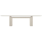 Caracole Overlap Rectangle Dining Table in Light - 284cm