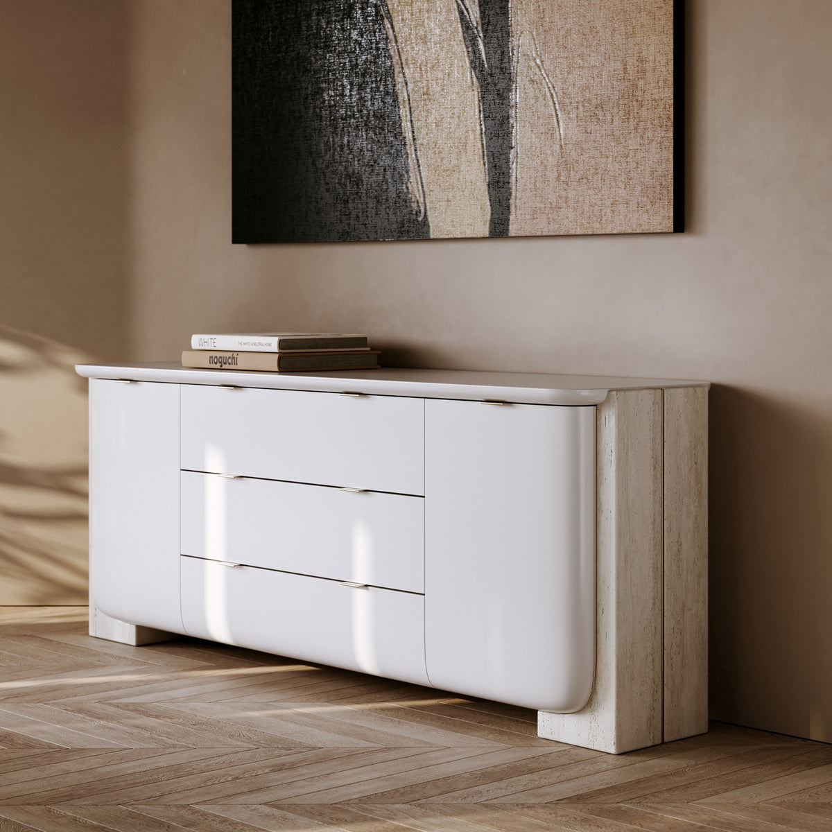 Caracole Overlap Sideboard in Light