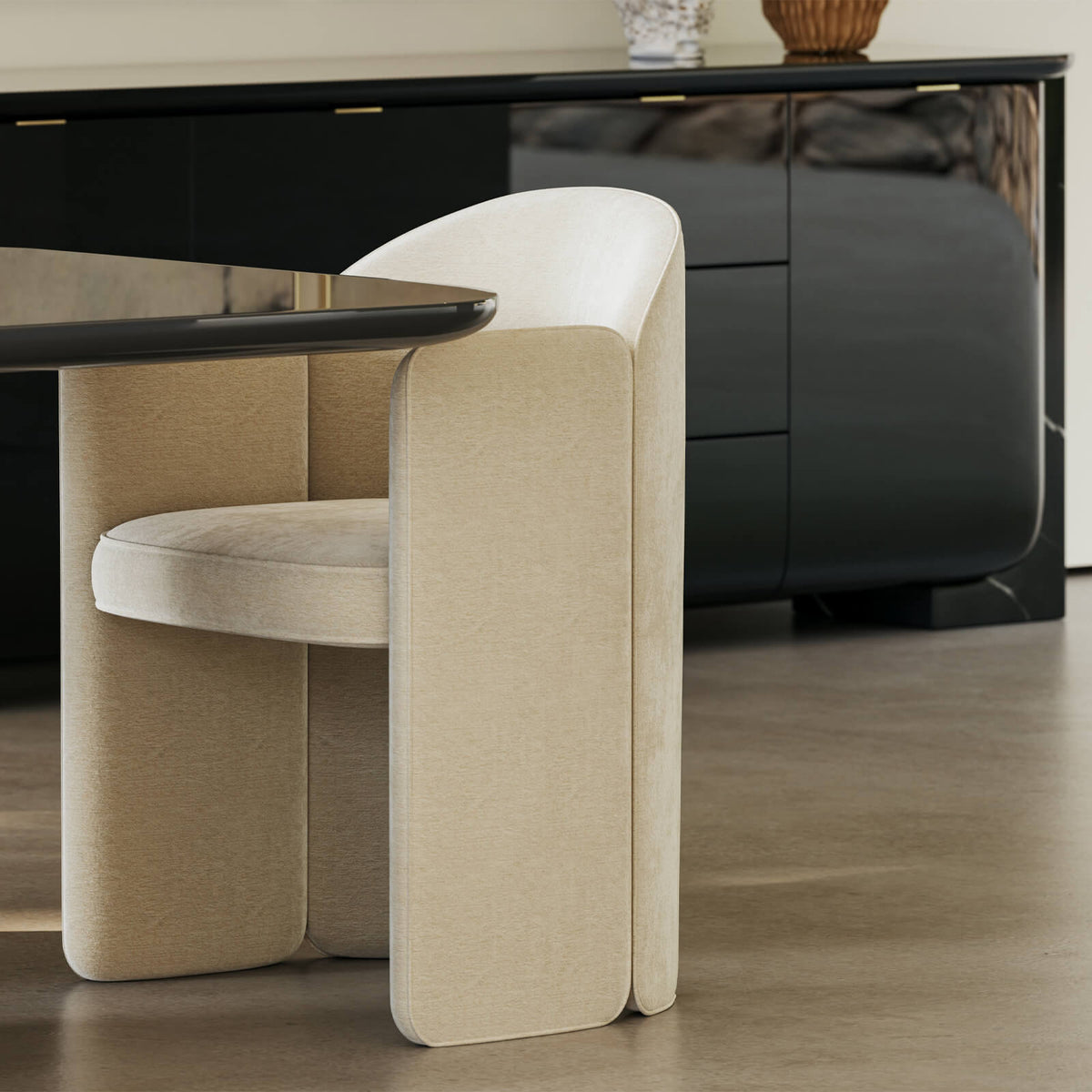 Caracole Overlap Sideboard in Dark