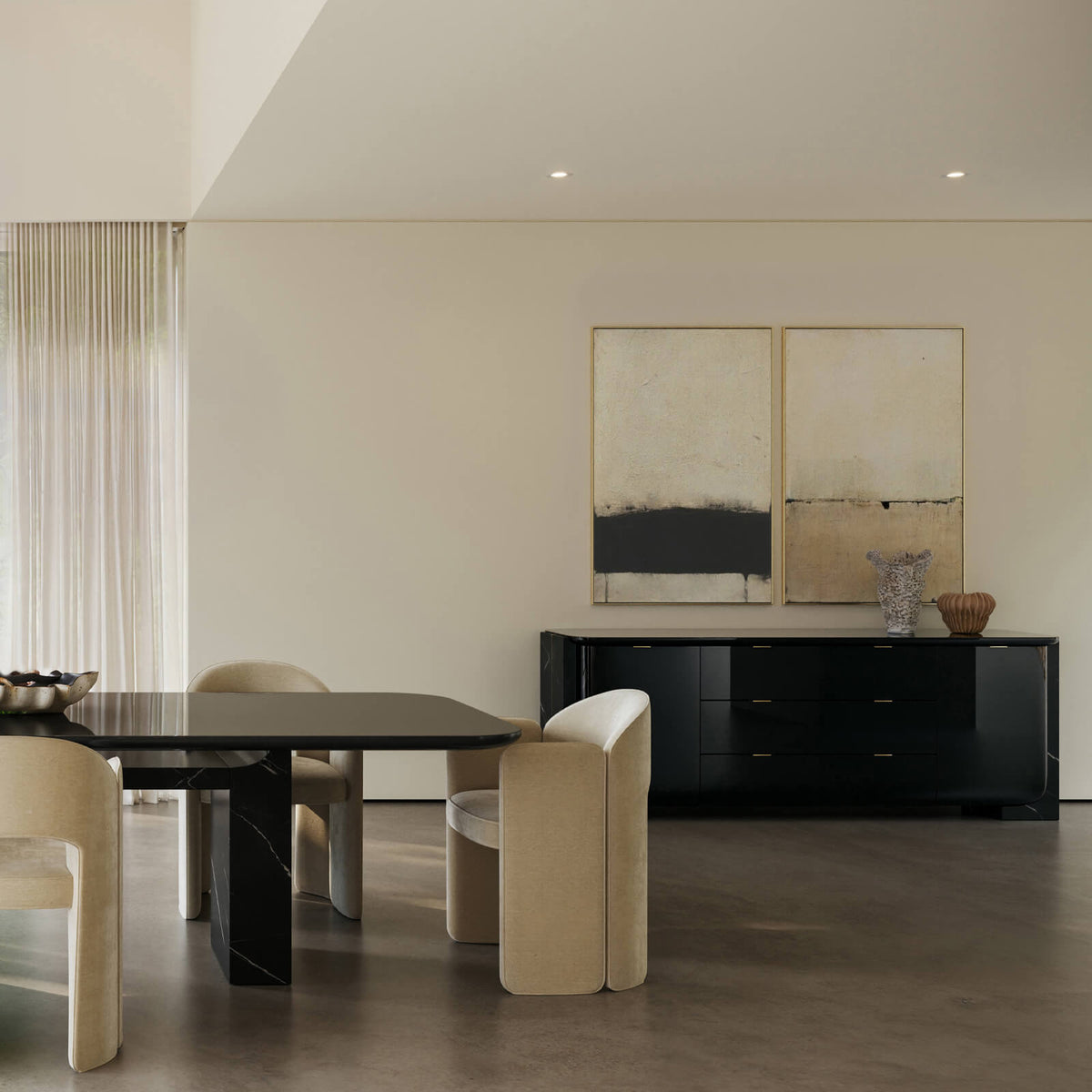 Caracole Overlap Sideboard in Dark